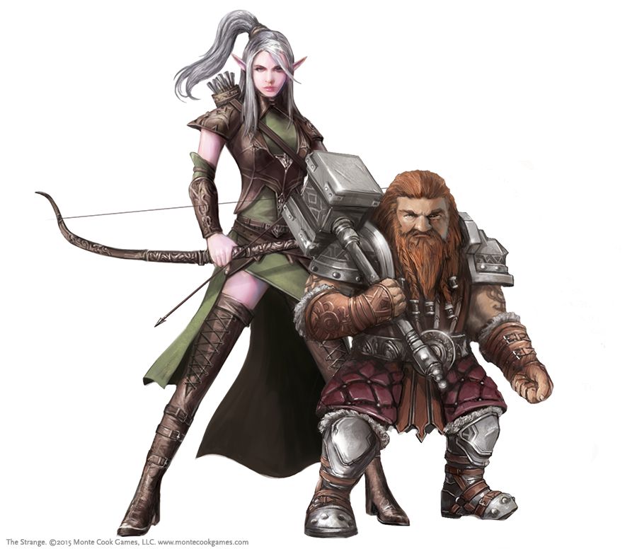 Pervy Elf And The Serious Orc